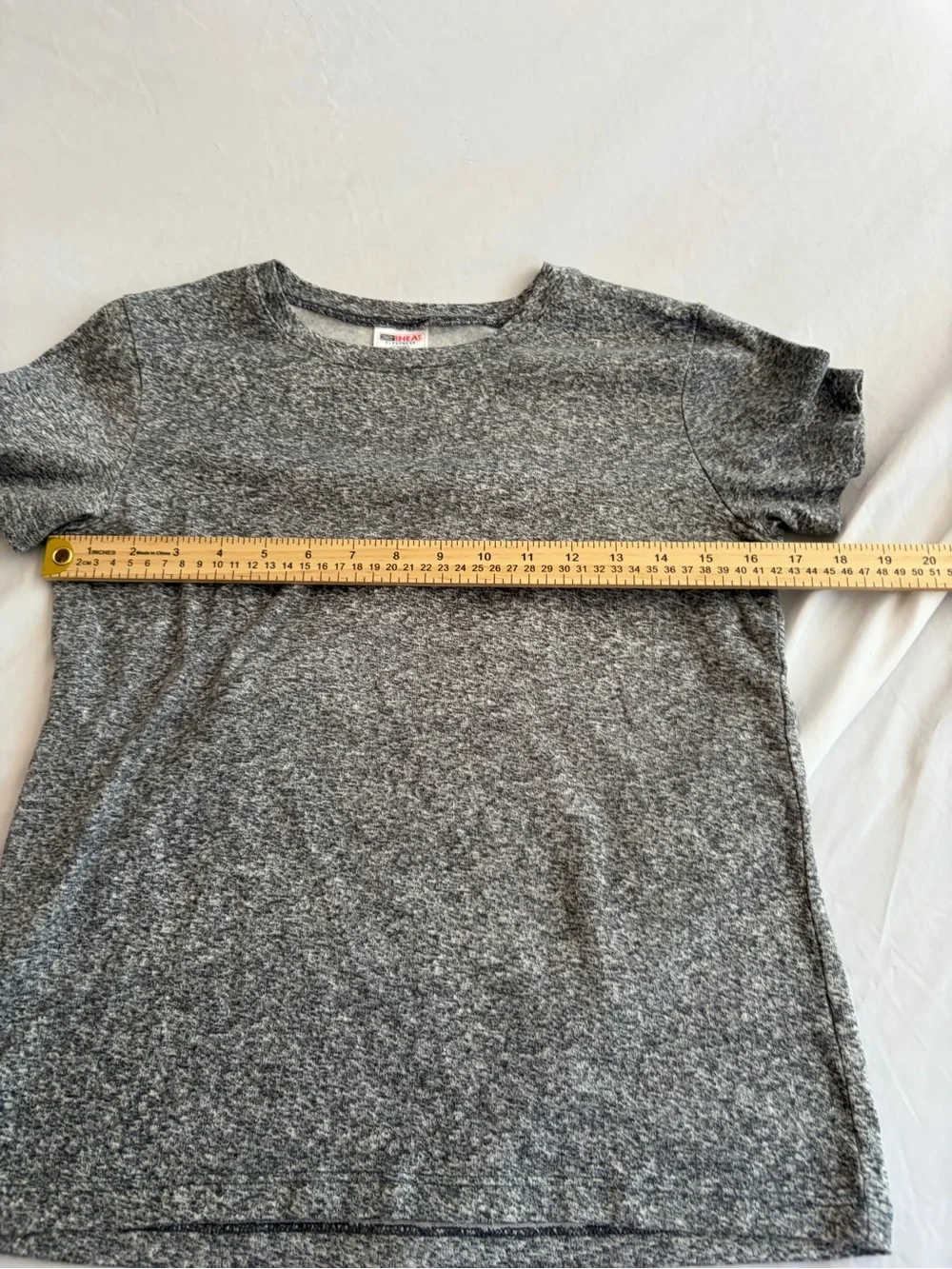 32 Degrees Kids Gray Heather Short Sleeve Pajama Set - Top & Shorts